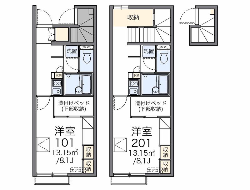 レオパレスガーデンフォレスト 間取図