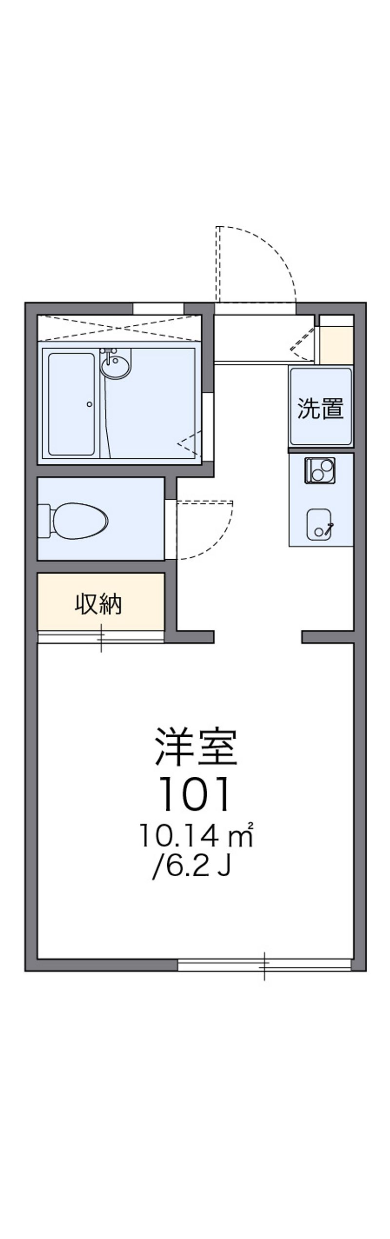 レオパレスＡＸＩＡ 間取図