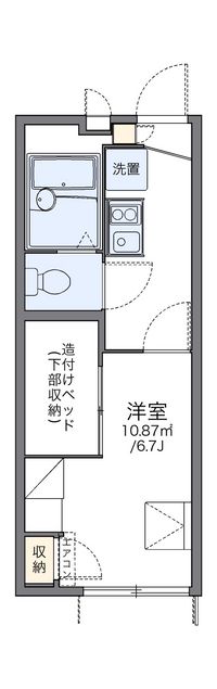 レオパレス星丘Ｂ 間取り図