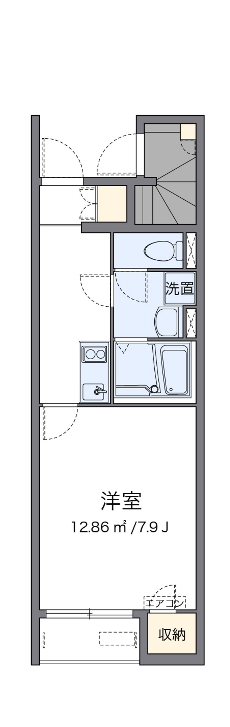 クレイノことぶきⅡ 間取図