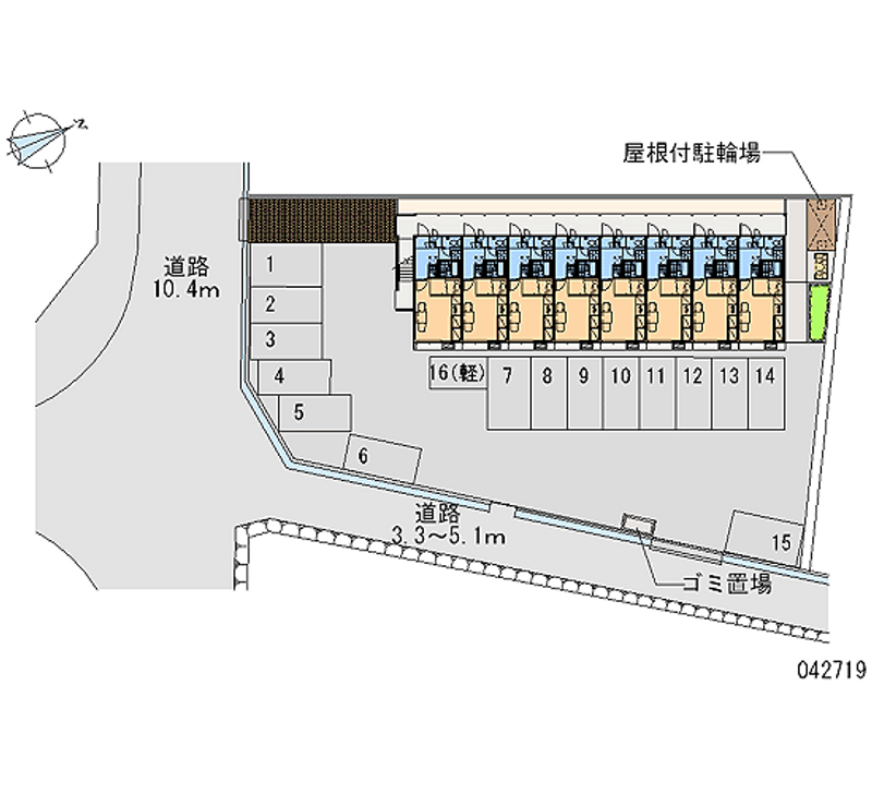 42719 Monthly parking lot