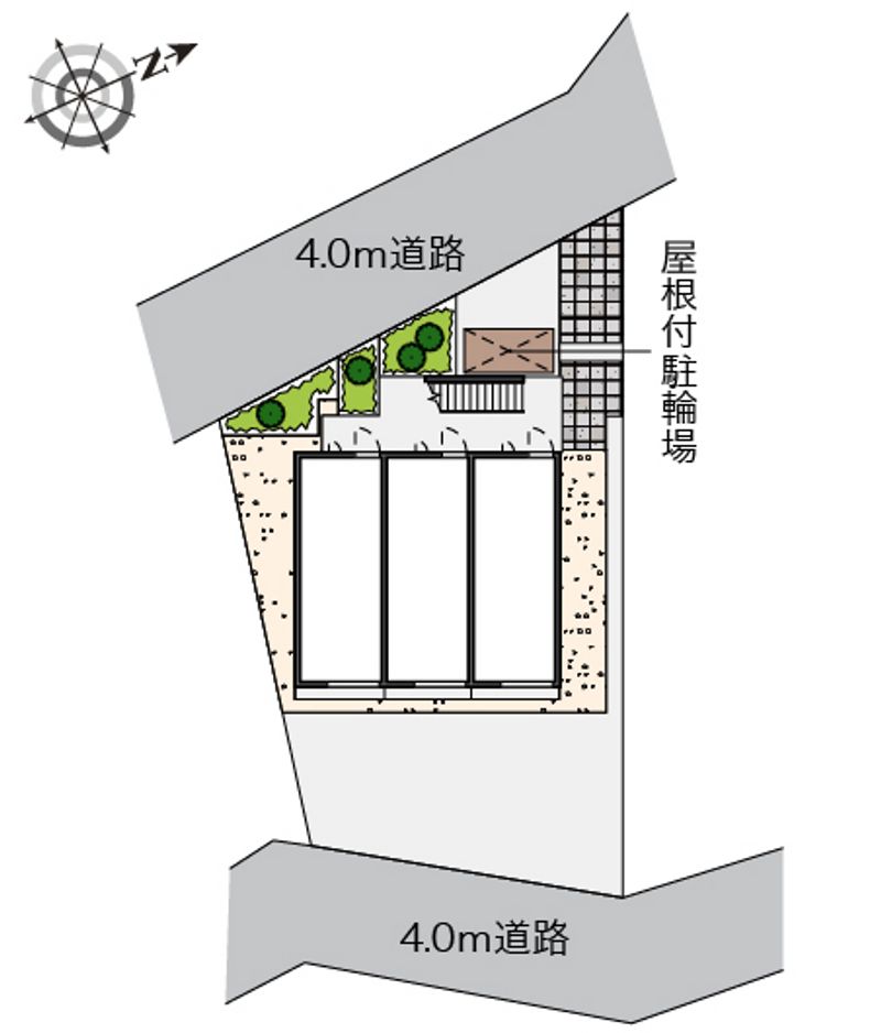 レオパレスフォレスト彩 配置図