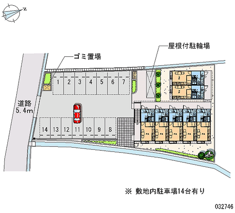 レオパレスヴィラージュ丸亀 月極駐車場