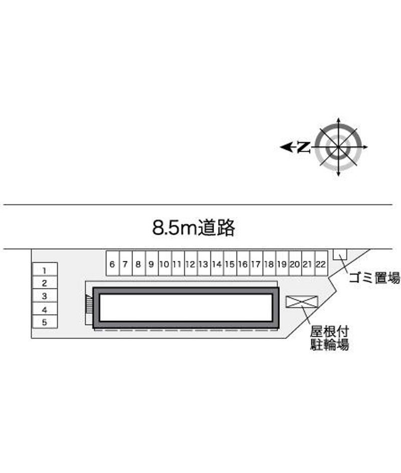レオパレスグランドール 駐車場
