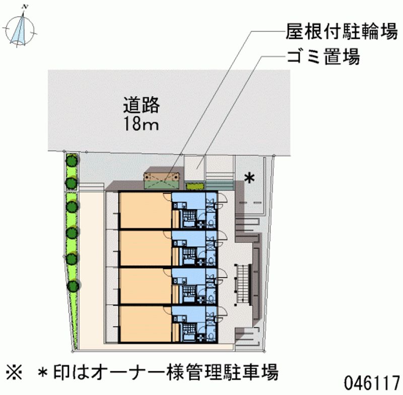 レオネクストウインズ立野 区画図