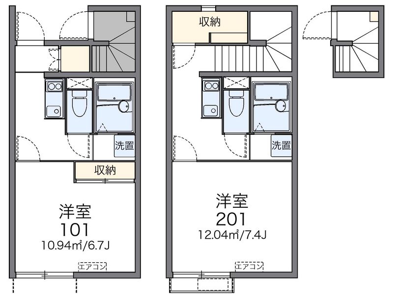 レオネクストＭＡＴＯＢＡみなみ 間取図