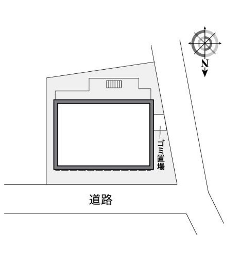 レオパレスコテージ大森弁天 配置図