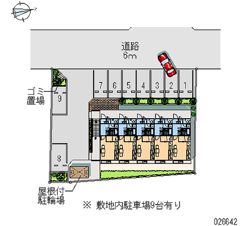 レオパレスサンフラワー　Ⅰ 月極駐車場