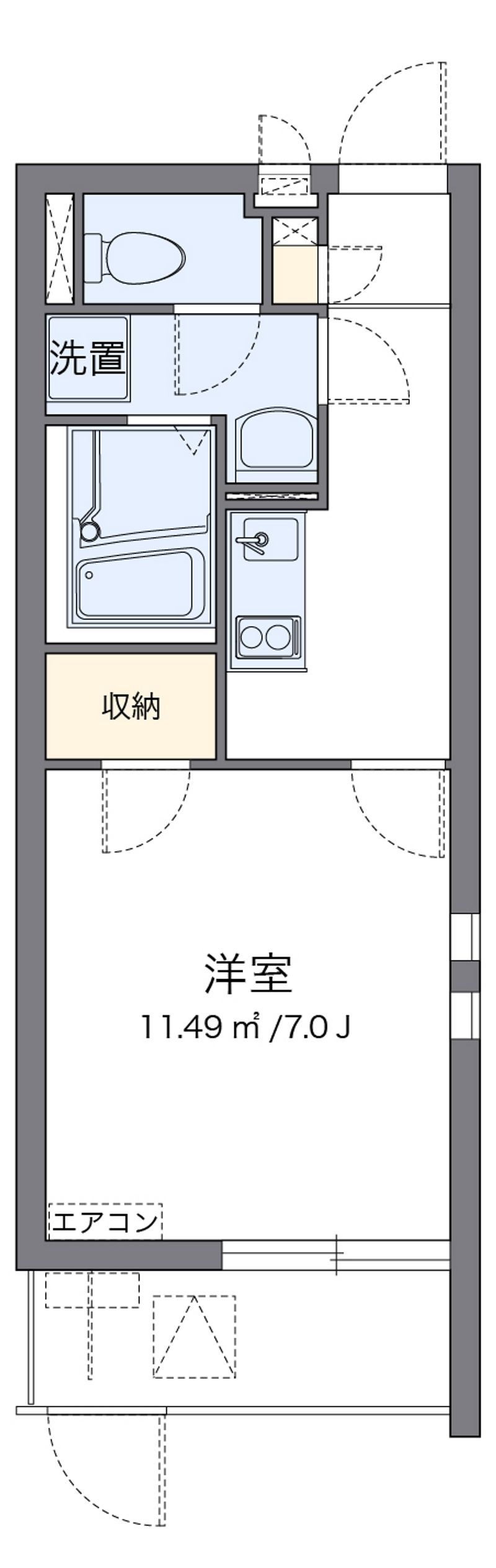 クレイノ桜 間取図