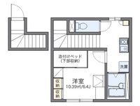 レオパレスハサマ 間取り図