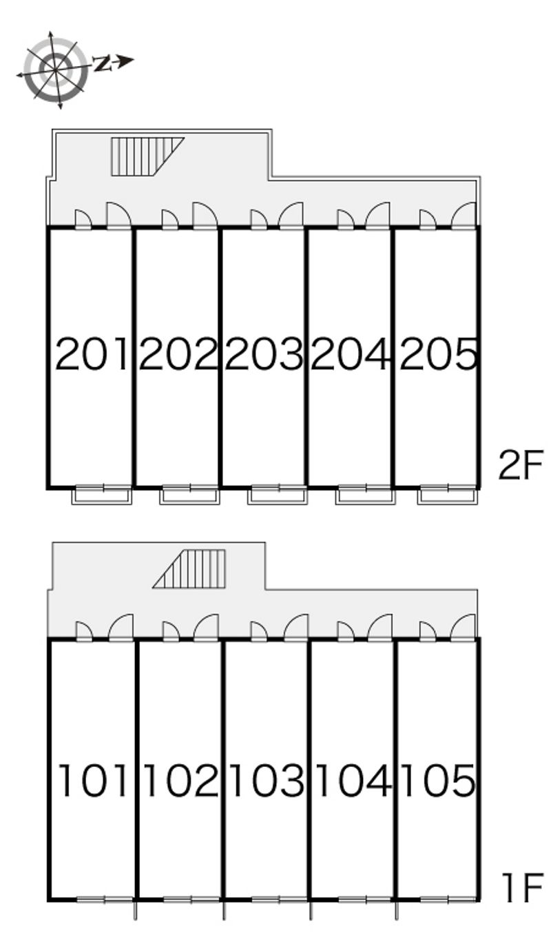 レオパレス駒場 間取り配置図