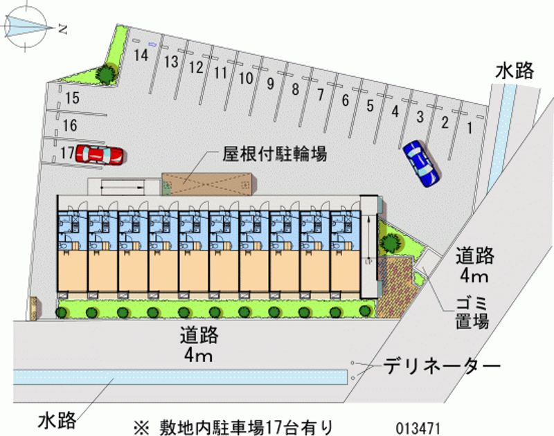 レオパレスカルチェ 月極駐車場