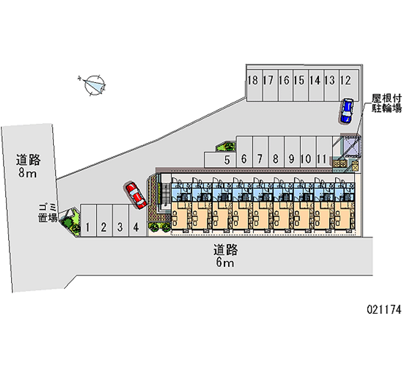 21174月租停車場