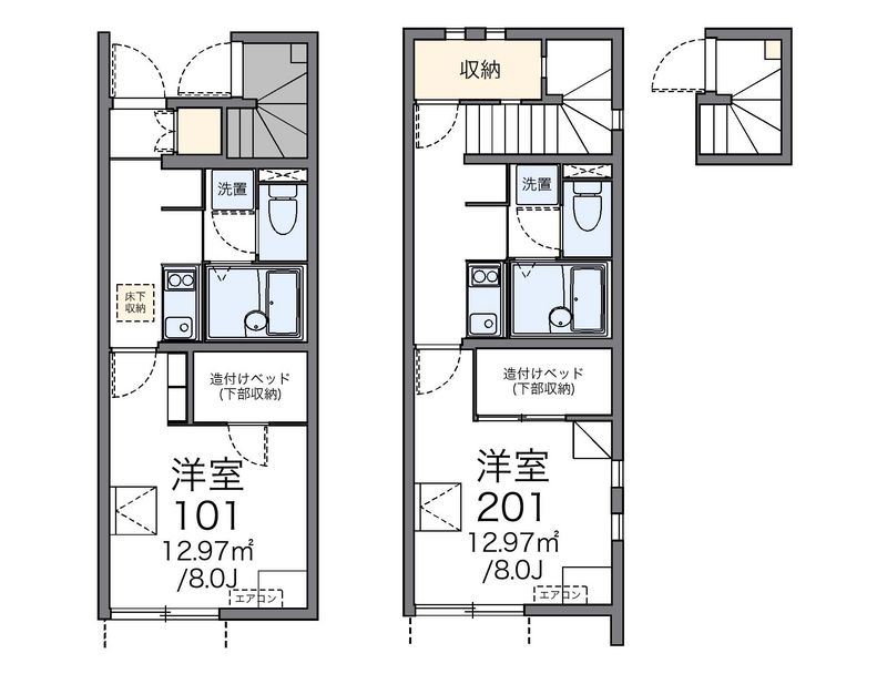 レオネクストモルゲンソンネ 間取図