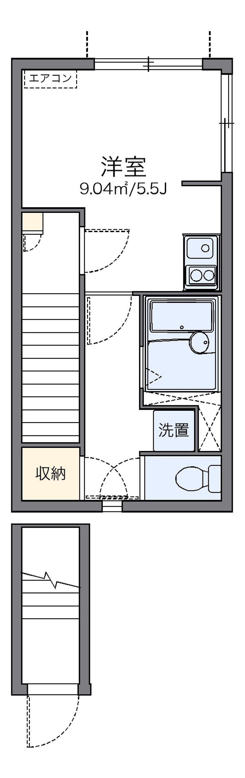 レオネクストトリニティコートＫ 間取図
