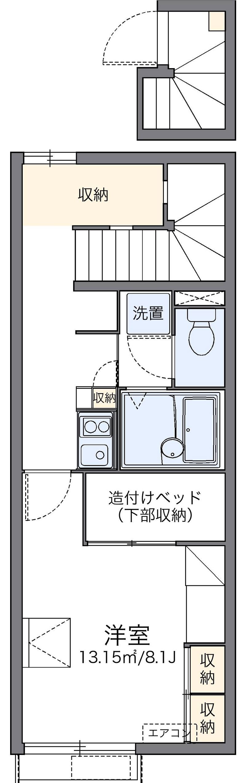 レオパレスサーブ 間取図