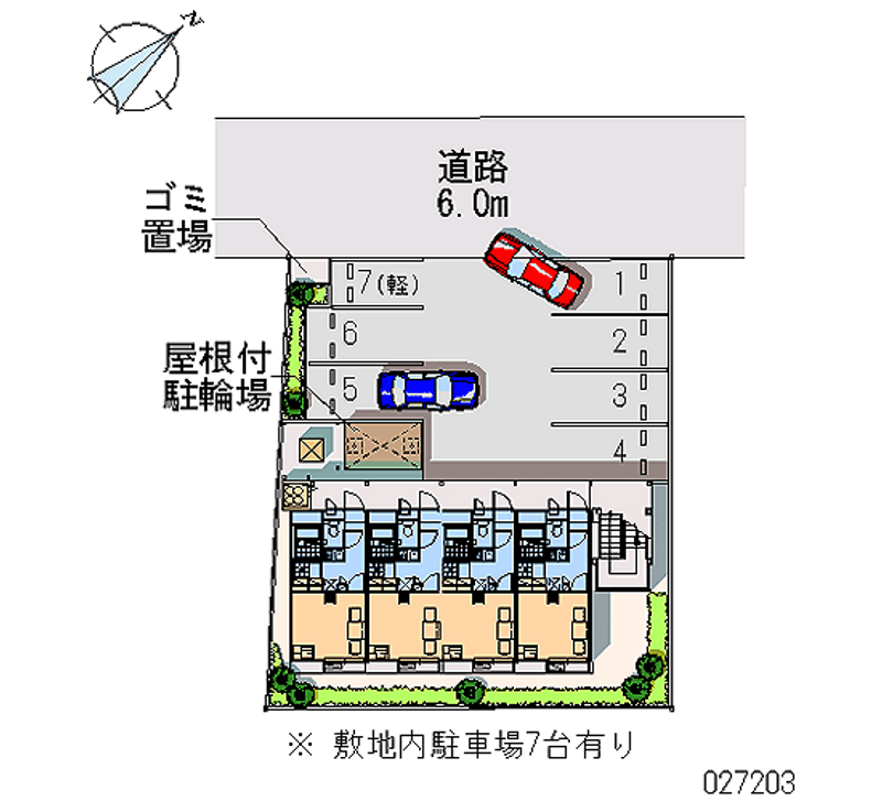 レオパレス靜 区画図