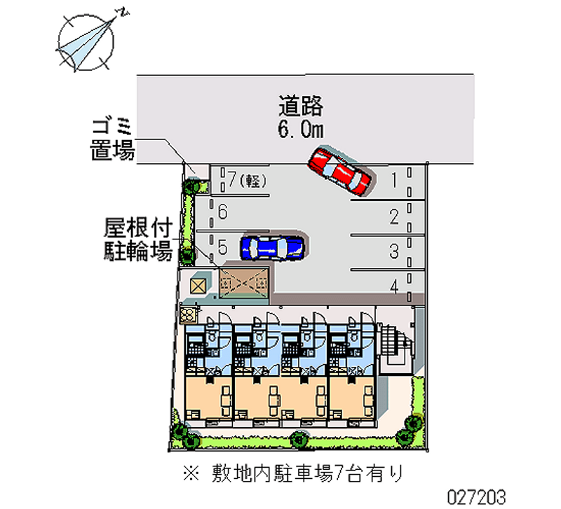 レオパレス靜 月極駐車場