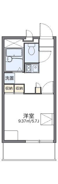 レオパレスエルザ１ 間取り図