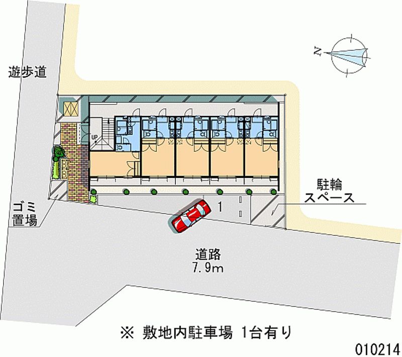 レオパレスシャルマン北越谷Ⅲ 月極駐車場