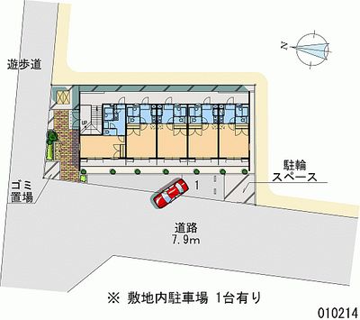 レオパレスシャルマン北越谷Ⅲ 月極駐車場