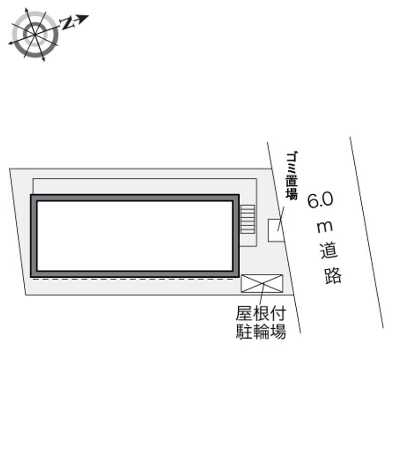 レオパレス大淀中浪華 配置図