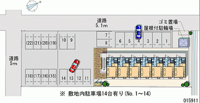 15911 Monthly parking lot