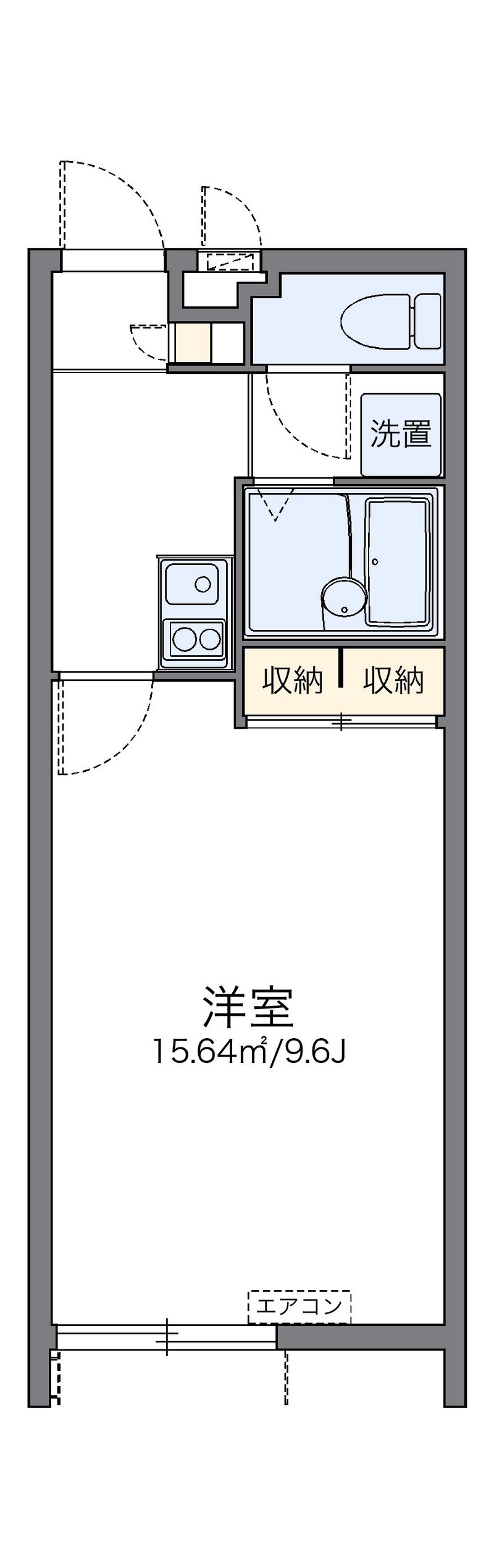 レオパレス南城 間取図