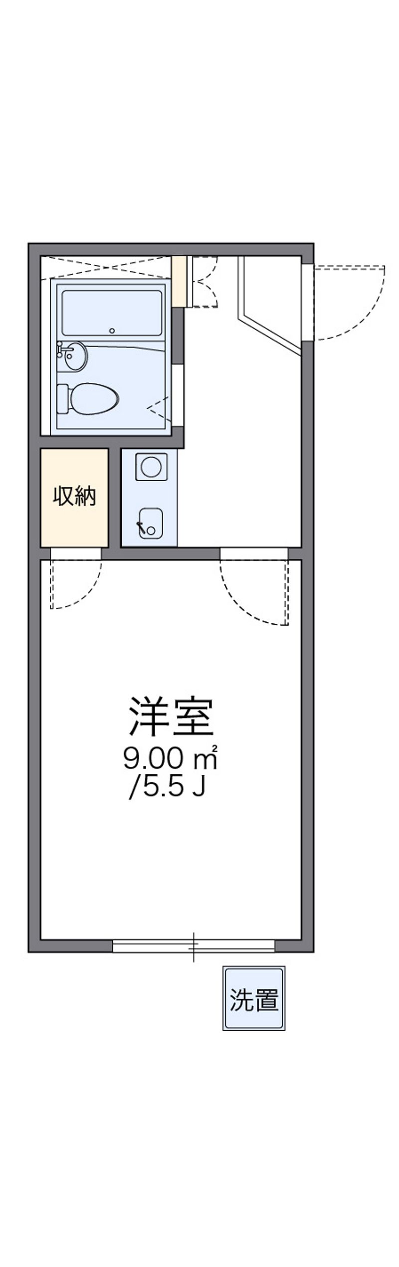 レオパレス佃 間取り