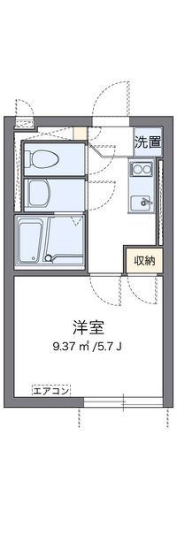 クレイノＰＩＡ 間取り図