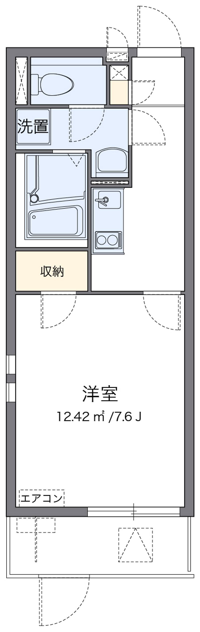 クレイノボー　ビラージュ　ドゥ 間取り