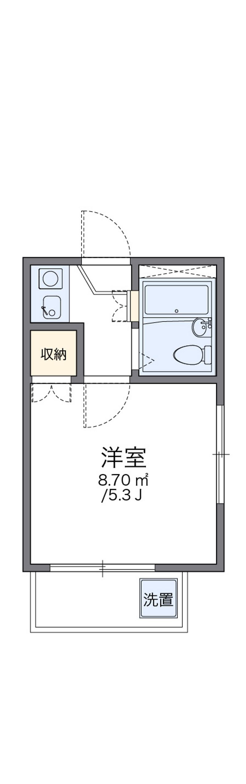 レオパレス堀切 間取図