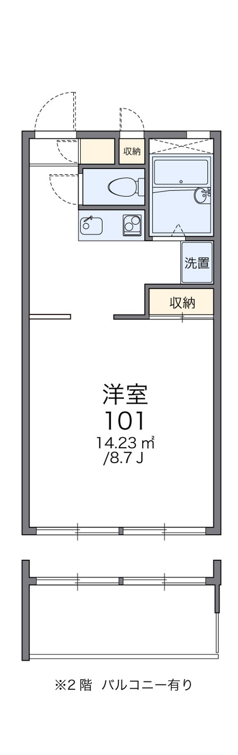 レオパレスウインドウズ 間取図