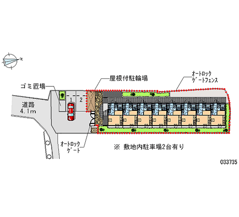 レオパレスＫアンドＳ 区画図