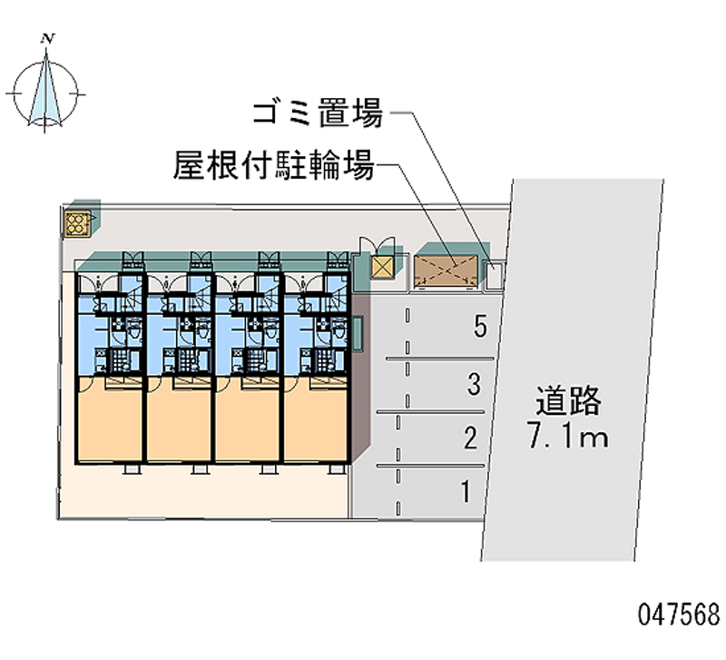 レオネクスト西津田 区画図