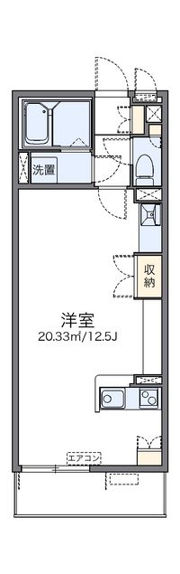 レオネクストエムフラッツ新里 間取り図