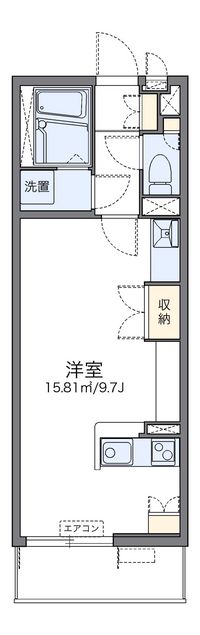 レオネクストＯＲＣＨＩＤ　Ｔ 間取り図