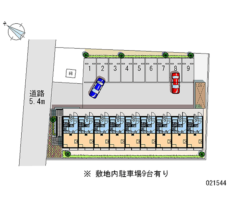 21544 Monthly parking lot