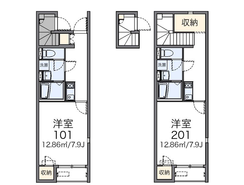 レオネクストＭａｒｉｎｅ 間取図