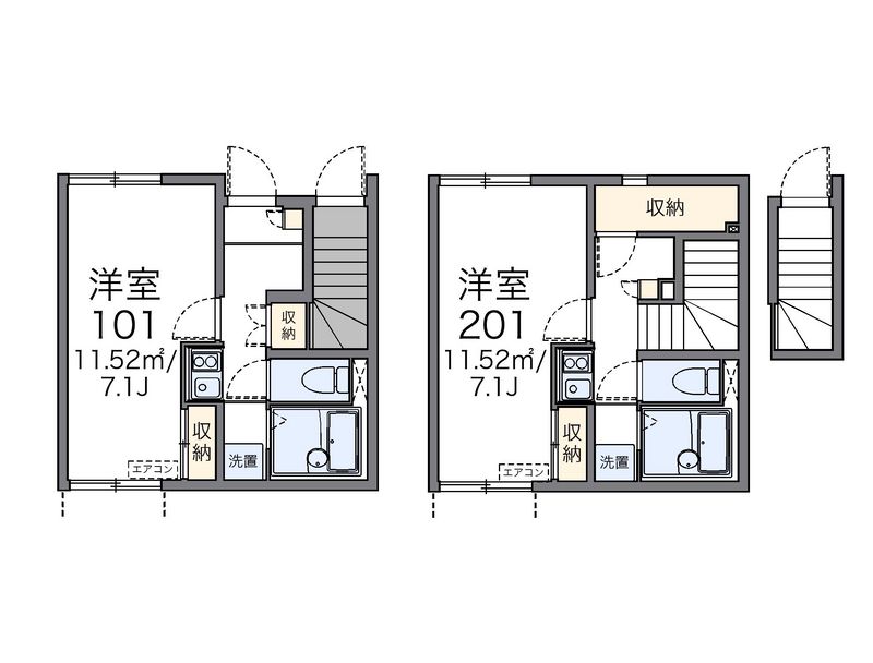 レオネクストルミエールＫａｙａ 間取図