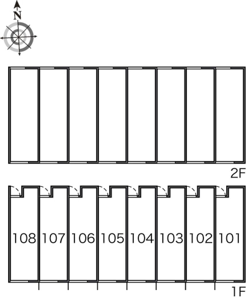 レオネクストアゼリアＡ 間取配置図