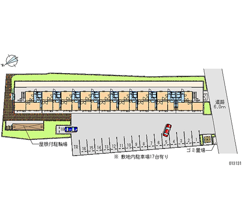 13131 Monthly parking lot