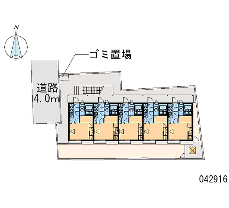 レオパレスＫＩＲＡＲＡ 区画図