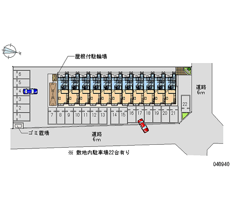 レオパレスウィル３３ 月極駐車場