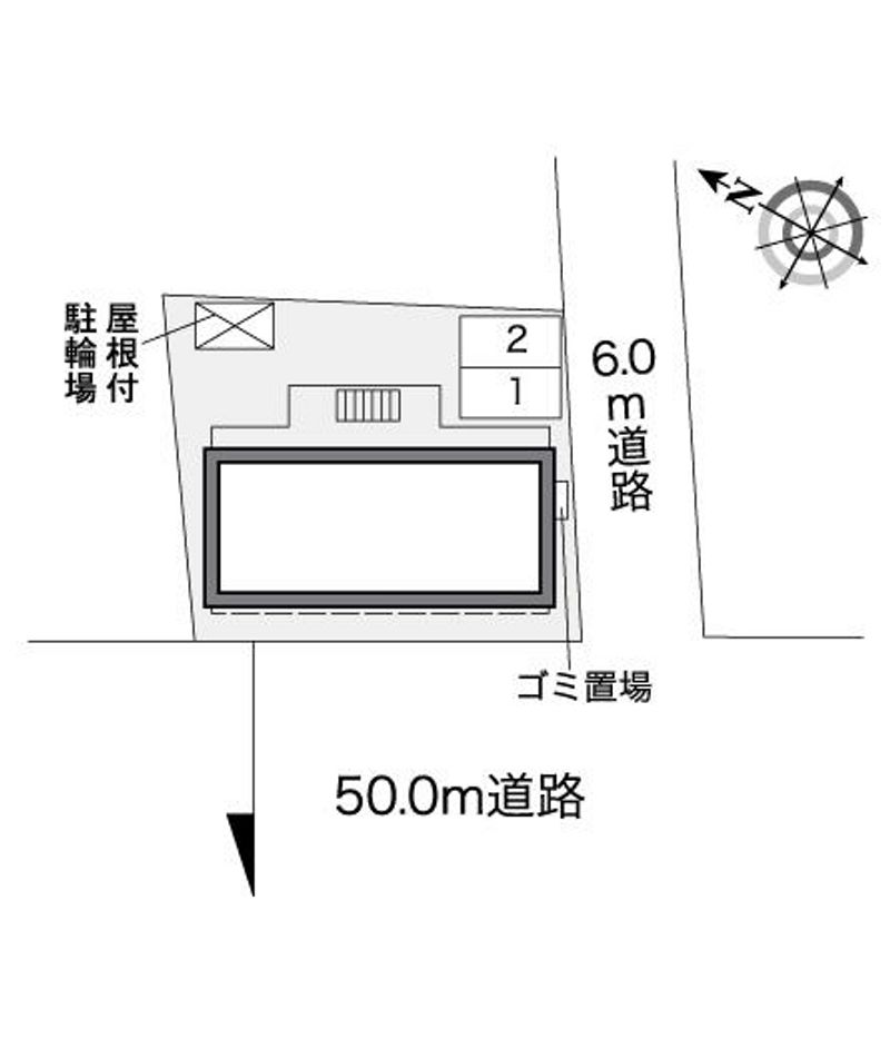 レオパレスローズガーデン 配置図