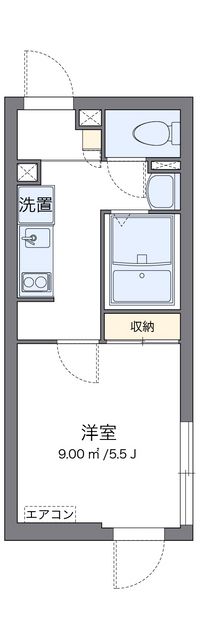 クレイノリーブス　梅屋敷 間取り図