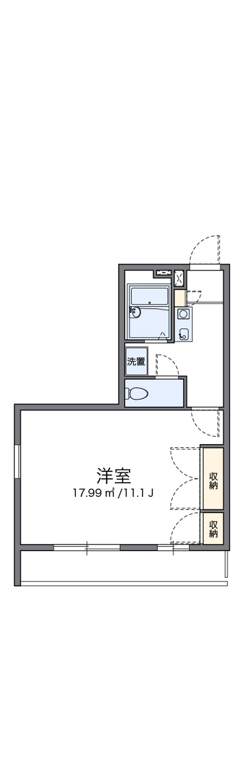 レオパレスサクラ 間取図