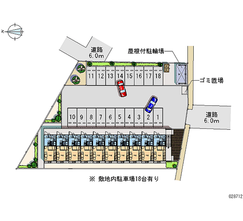 28712 Monthly parking lot