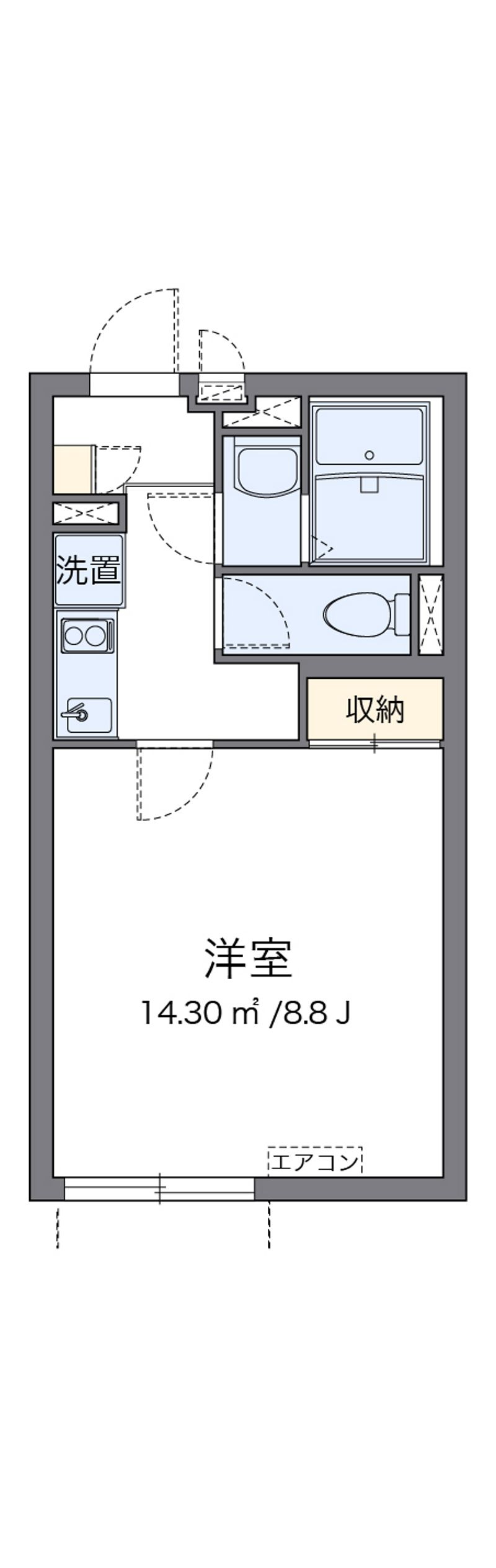 クレイノ大田中央 間取図