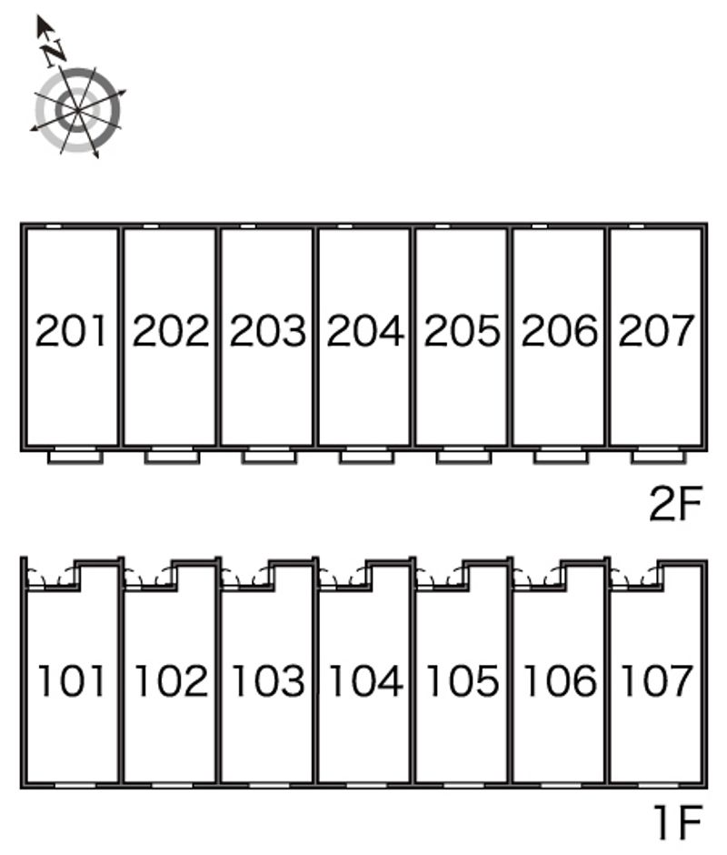レオネクストハナオカ 間取配置図